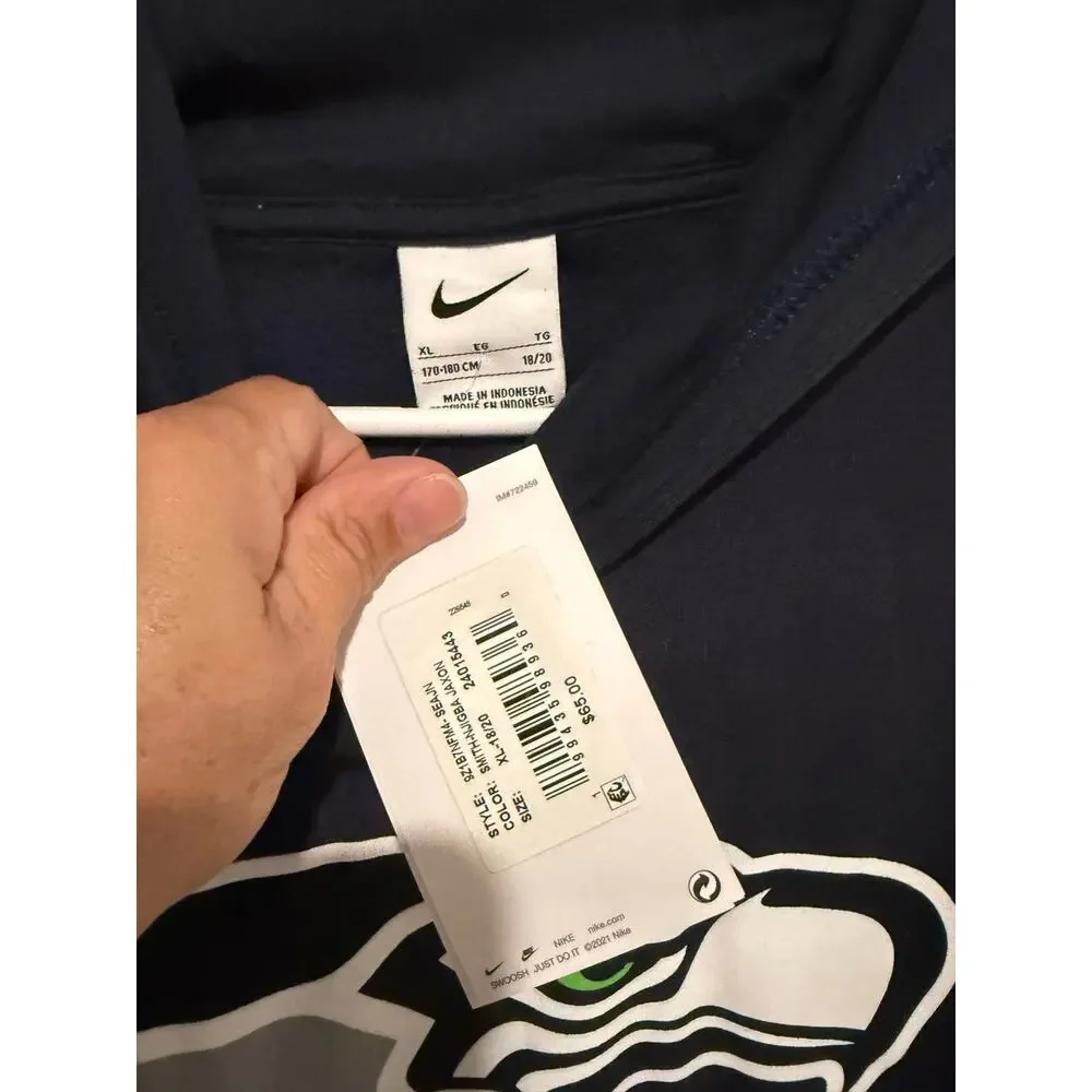 NWT Nike Seattle Seahawks Jaxon Smith-Njigba #11 Hoodie Youth XL 18/20